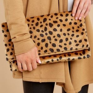 Leopard Clutch